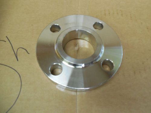 Shinsei 1-1/2&#034; slip-on 4-bolt stainless s/s flange 5&#034; od f304/f304l 150lb new for sale