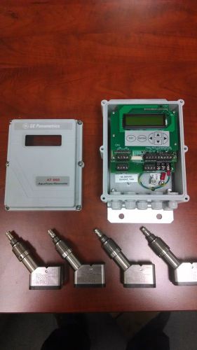 GE Panametrics AT868-2-1-1-1 Ultrasonic Flow Transmitter with 4 C-RS Tansducers