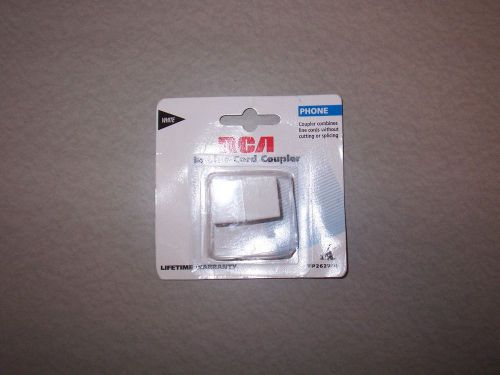 New rca cord coupler tp26wh for sale