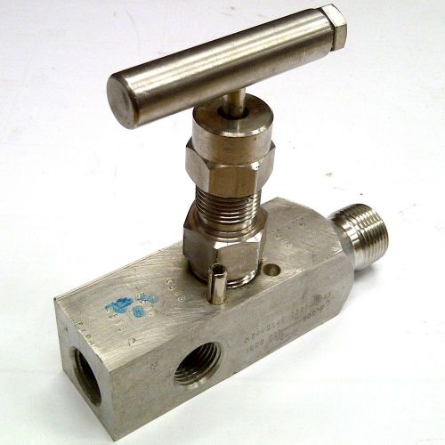 Anderson greenwood 3/4 mpt x 1/2 fpt m5 avss-46 316l manifold needle valve 1500 for sale
