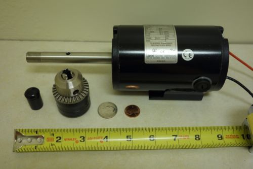 0.10hp, 90v dc electric motor inc 1/2&#034; jacobs chuck for sale