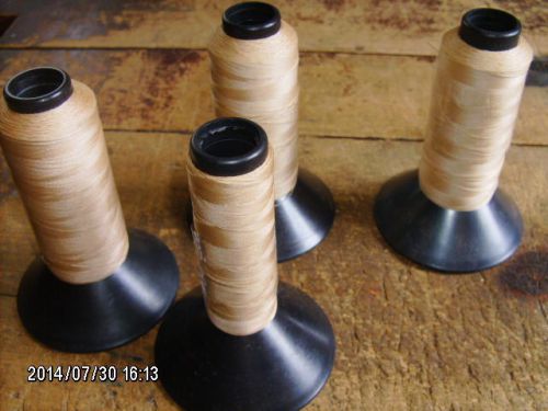 (4) partial cones EDDINGTON F/4 nylon T90 Tan #492 thread