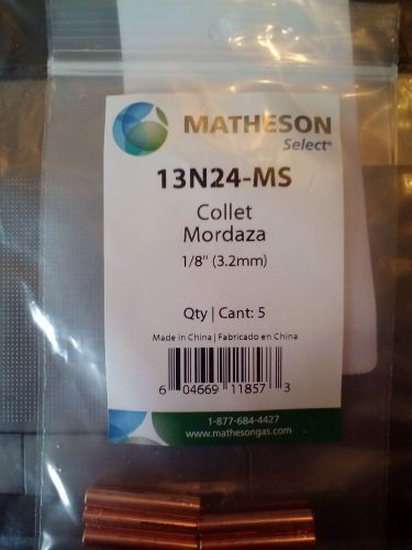 New Matheson Select 13N24-MS Collet 1/8&#034; (3.2mm) Quantity of 5