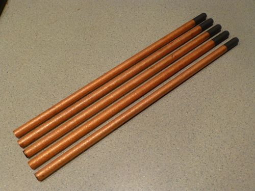 (5) heavy duty 3/8 x 12 &#034;  gouging carbons rod *free shipping* (five) carbones for sale