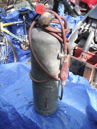 Plumbers Welding Tank with Hose
