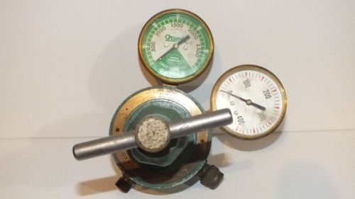 Brass linde oxy oxweld type r-79 gauges oxygen welding set for sale