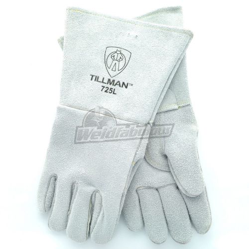 Tillman 725L Elkskin Split Cotton/Foam Fully Lined Stick Welding Gloves, Large