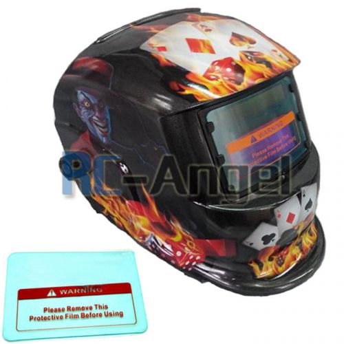 Pro solar auto darkening welding helmet arc tig mig mask grinding magic mgm len for sale