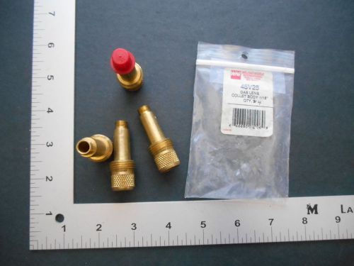 Tig Welding Torch 45V25 Gas Lens Collet Body 1/16&#034; LOT OF 4 Welding Nozzle