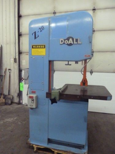 Doall z-2013 vertical band saw, #944989 for sale