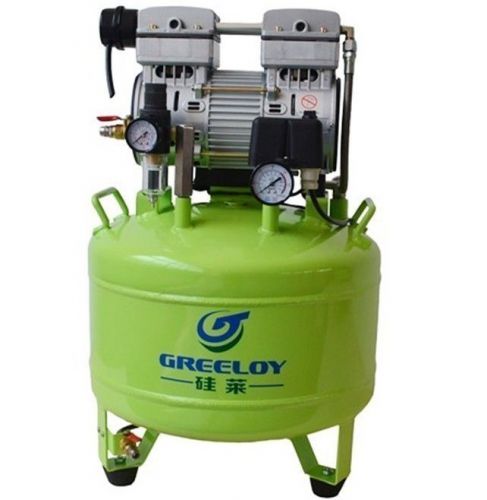 Dental noiseless oil free oilless air compressor medical motor 40l tank 155l/min for sale