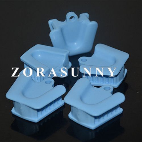 5Pcs New Dental Impression Tray Silicone Mouth Prop Medium Size Autoclavable