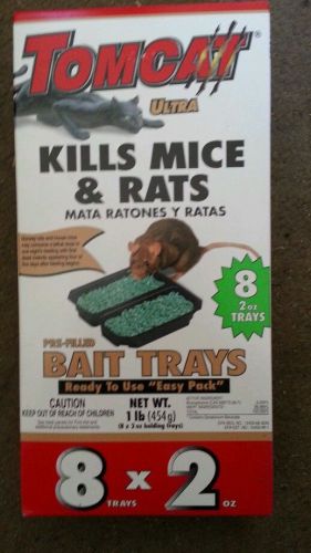 2 Boxes TOMCAT ULTRA PRE-FILLED BAIT TRAYS