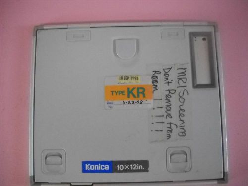 Konica minolta x-ray cassette kr 10&#034;x12&#034; for sale