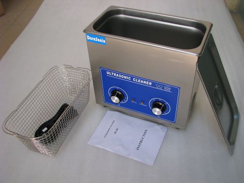 Durasonix 6.5 l ultrasonic cleaner w/ busket, timer &amp; heater stainless built for sale