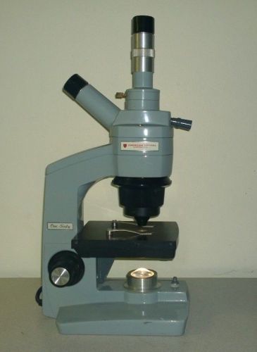 American Optical 160 Series (AO-160), (100X to 500X) Dual View Microscope