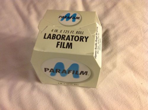 Genuine PARAFILM 4&#034; X 125&#039; Laboratory Film  NEW  In Box..Great Price.