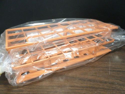 NALGENE Orange Acetal Plastic Unwire 30mm 24-Place Culture Test Tube Rack 3 x 8