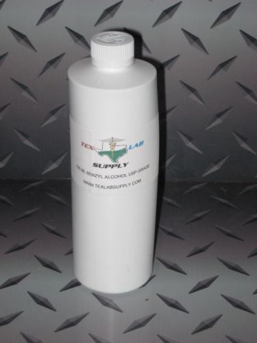 TEX LAB SUPPLY 500 mL Benzyl Alcohol USP Grade - Sterile FREE SHIPPING!