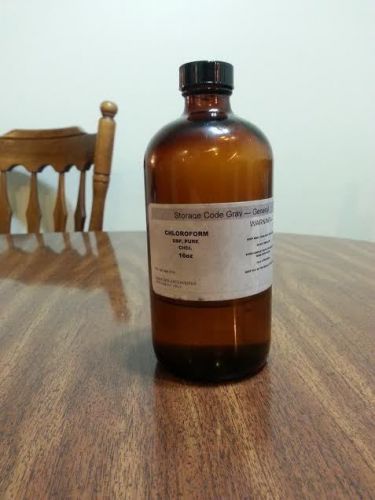 Chloroform (Trichloromethane), Pure (USP Grade), Certified, 30ml