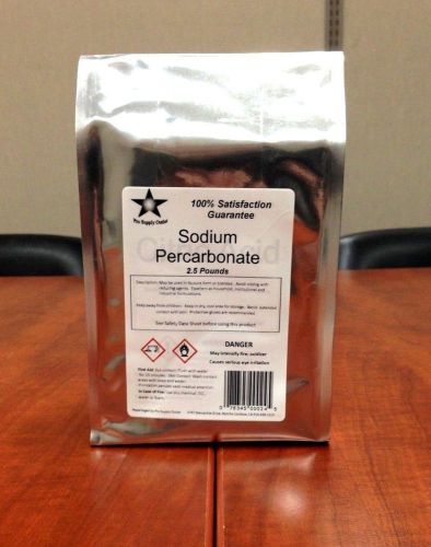 Sodium Percarbonate Uncoated/ Kosher 2.5 Lb Pack w/ FREE SHIPPING!!