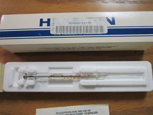 Hamilton 80800 syringe 500 ul .5 ml microliter #750 new in the box for sale