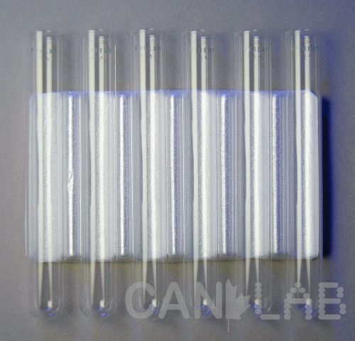 Pyrex 20x150mm culture tube no. 9820 - lot of 6 tubes only  [cl126-29] for sale