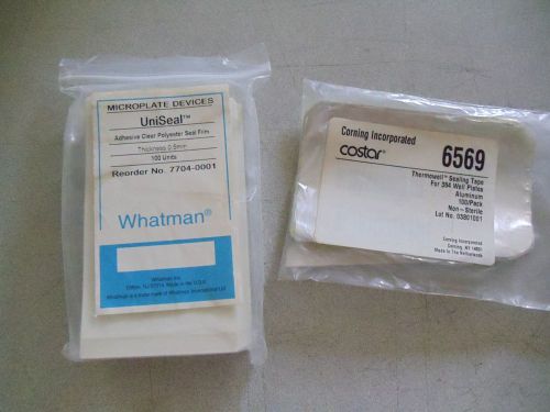 Uniseal adhersive seal film 7704-0001&amp; costar thermowell sealing tape for sale