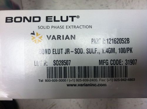 Varian Bond Elut JR-SOD.Sulf., 1.4GM, 100/pk