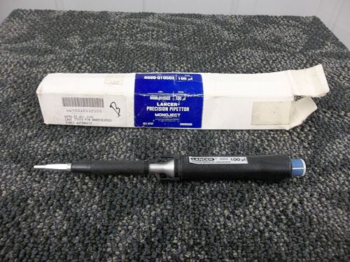 OXFORD LANCER PIPETTOR PIPETTE 100 uL MICROLITER MONOJECT 8889-010503 LAB NEW