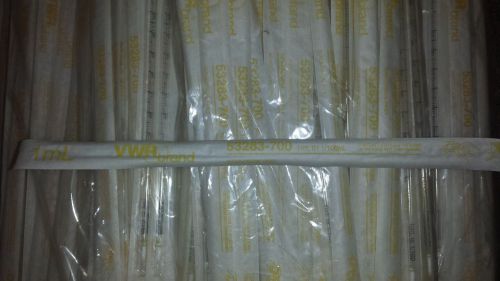 550 VWR 53283-700 individ. wrapped Serological Pipette 1 mL capacity