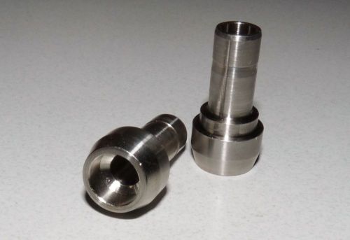 2 new swagelok ss-811-pc-6 stainless steel port connectors 1/2&#034; x 3/8&#034; tube od for sale