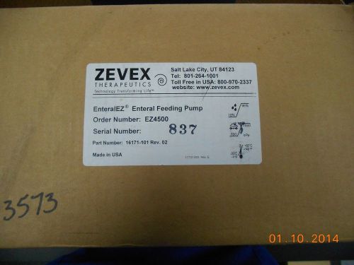 zevex enteral feeding pump ( comes with a box of 300ml feeding set)