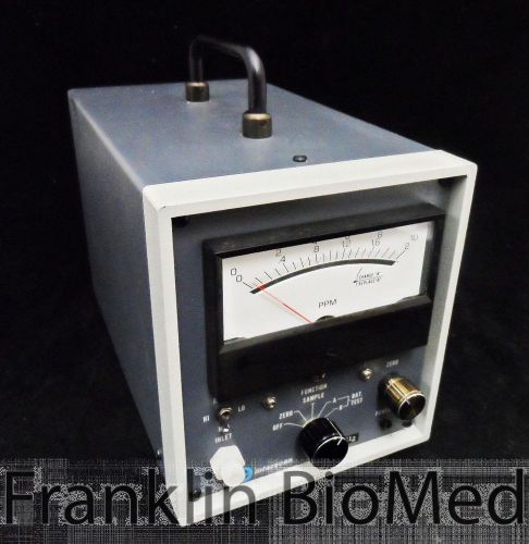 Interscan Toxic Gas Analyzer Dual Range Portable Model 1340 CL2