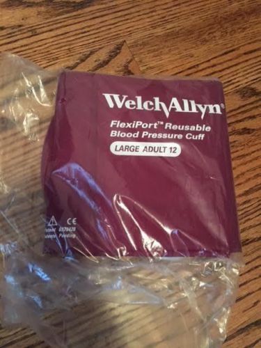 2 Welch Allyn FlexiPort Reusable BP Cuffs Large Adult Size 12
