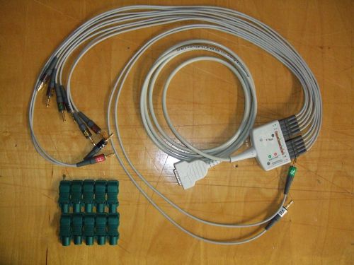 GE MAC1200/MAC500 ECG PATIENT CABLE - COMPLETE