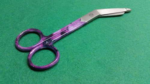 5 O.R LISTER BANDAGE SCISSORS 5.5&#039;&#039; COLORMED PURPLE BLACK SURGICAL INSTRUMENTS