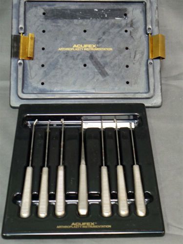 Acufex Arthroplasty 7 Pc Instrument Set Small Joint Gouge Orthopedic