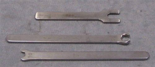 Lot of 3 Medical Wrenches