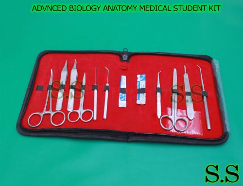 20 PCS ADVNCED BIOLOGY ANATOMY MEDICAL STUDENT KIT+SCALPEL HANDLE BLADES #10+#11