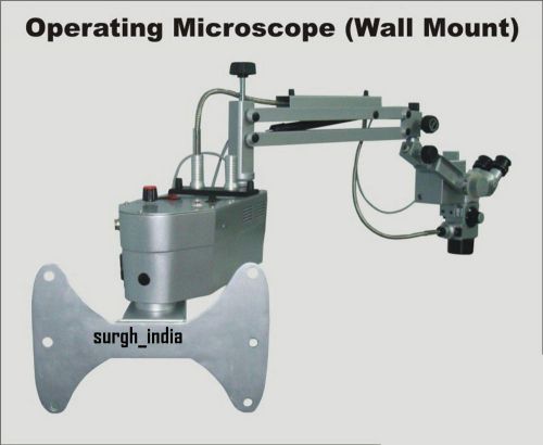 Wall mounted ent surgical microscope having 3 step magnification healthcare, lab for sale
