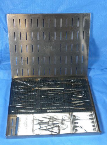 Cataract eye surgery ophthalmic instrument set tray (50 pieces) for sale