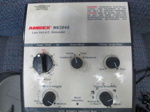 Therapy Amrex MS 324A stim unit  with pads(3 available)