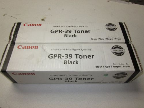 NEW Genuine Canon 2787B003 GPR-39 (2 pack) Black Toner iR 1730 1740 1750