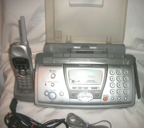 Panasonic kx-fpg376 2.4ghz cordless answering system and fax machine &amp; telephone for sale