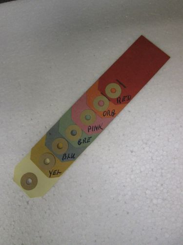 Labels tie on 50 range of colours (colors) tie on tags