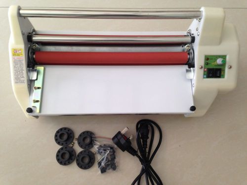 New four rollers hot and cold roll laminating machine for size 13” (330mm) for sale