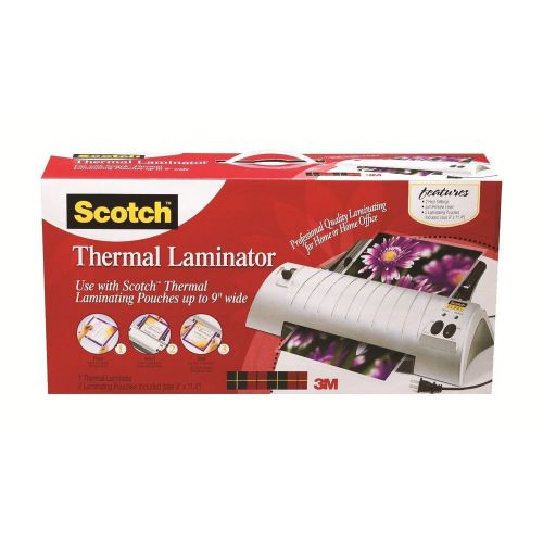 New Scotch Thermal Laminator 2 Roller System, TL901 Free Shipping Office Crafts