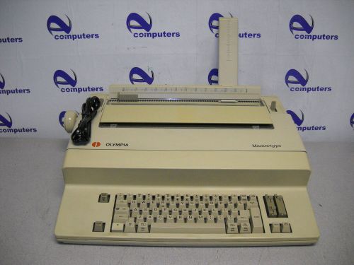 Olympia mastertype typewriter word processor with ribbon for sale