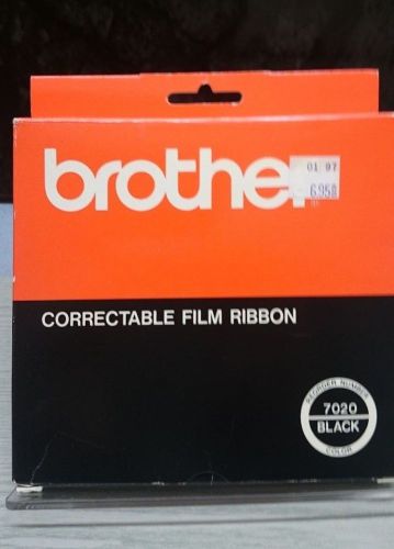 Brother 7020 BLACK Correctable Film Ribbon New in Package